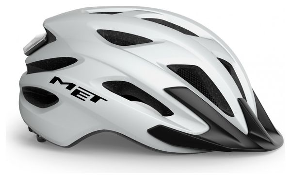 MET Crossover White Matt Helmet