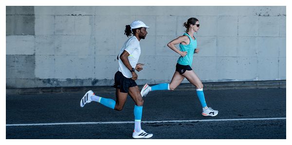Compressport Full Socks Oxygen sokken blauw/groen