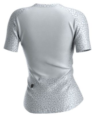 Adicta Lab Quartz WMN Tech Shirt S/S Wit/Blauw