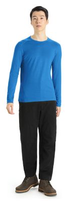 Baselayer Langarm Icebreaker Merino 200 Oasis Blau