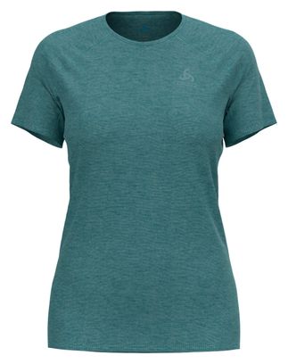 Women's Trail Running T-Shirt Odlo X-Alp Performance Wool 115 Blue