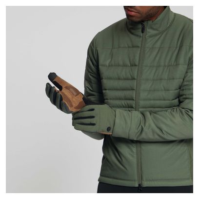 Gants Vélo Hiver Rogelli Element Homme Vert Kaki