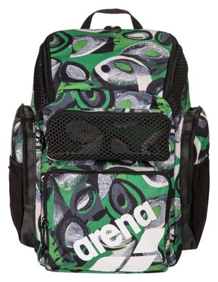 Mochila Arena One Go 45 L verde/multicolor
