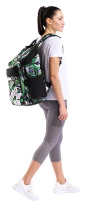 Mochila Arena One Go 45 L verde/multicolor