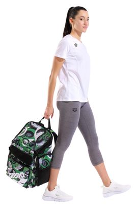 Mochila Arena One Go 45 L verde/multicolor