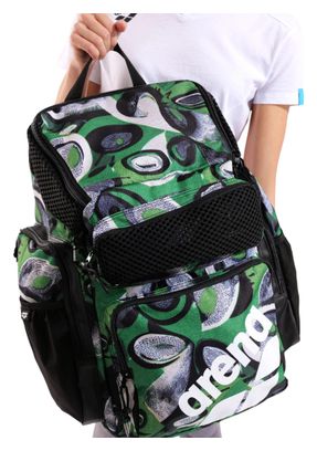 Mochila Arena One Go 45 L verde/multicolor