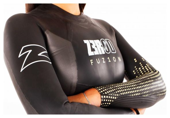 Women's Z3rod Fuzion Black/Gold neoprene wetsuit