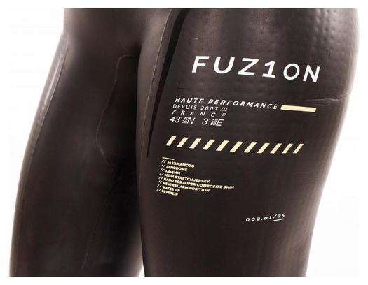 Women's Z3rod Fuzion Black/Gold neoprene wetsuit