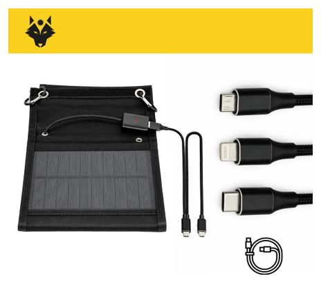 Panneau solaire pliable SOLAR50 - Monocristallin 5 V / 15 W