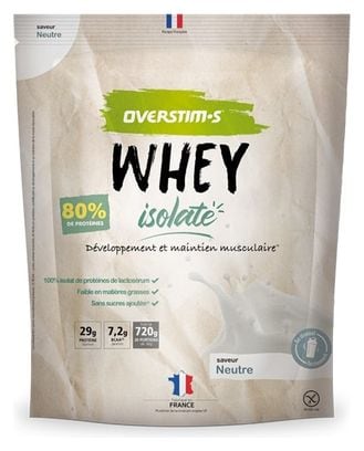 Overstims Whey Isolate Neutral Protein Drink 720g