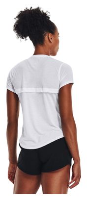 Under Armour Streaker Weiß Kurzarmtrikot Damen