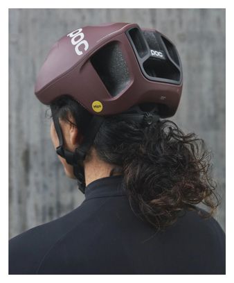 POC Ventral MIPS Helm Garnet Red Matt