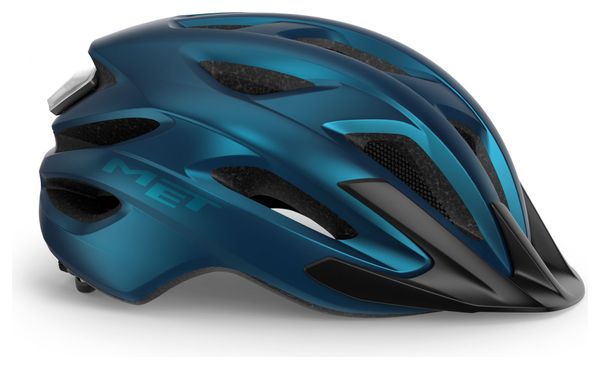 MET Crossover Blue Metallic Matt Helmet