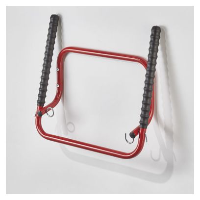 Mottez Folding Wall-Mounted 2-Bikes Rack 