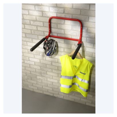 Mottez Folding Wall-Mounted 2-Bikes Rack 