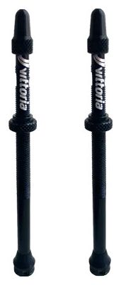 Pair of Vittoria Multiway Presta Tubeless Valves Black