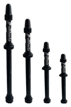 Pair of Vittoria Multiway Presta Tubeless Valves Black