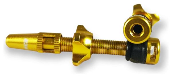 Ice Tubeless Valve Airflow 44mm Gold