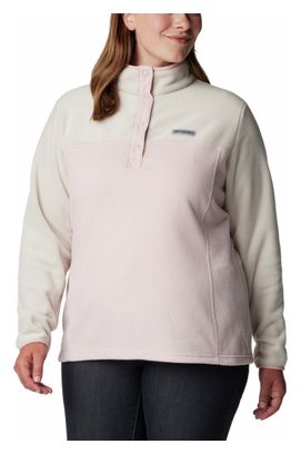 Donna Columbia Benton Springs 1/2 Zip Fleece Sweater Pink