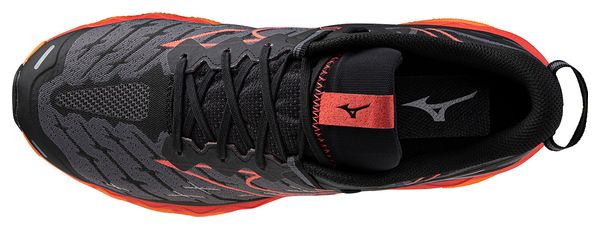 Mizuno Wave Mujin 10 Trail Shoes Black Orange Men's