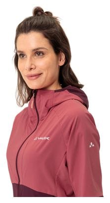 Veste Coupe-Vent Femme Vaude Tekoa Rouge