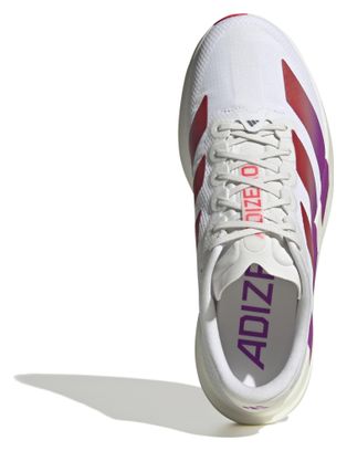 adidas Adizero Evo SL Men's Running Shoes - White/Red/Purple