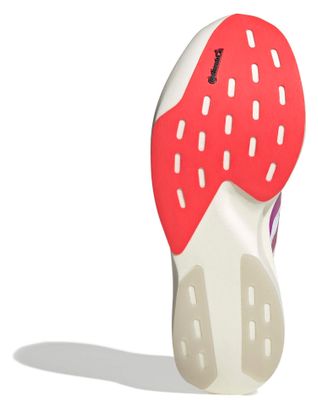adidas Adizero Evo SL Men's Running Shoes - White/Red/Purple
