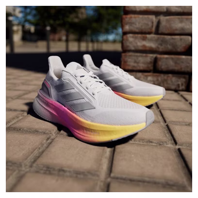 adidas Ultraboost 5X Women's Running Shoes in White/Pink/Orange |  Alltricks.com