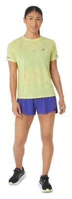 Asics Metarun Split Shorts Blau Damen