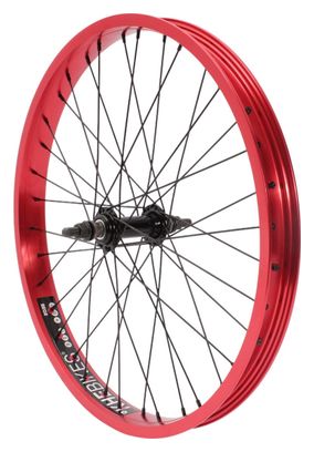Roue avant BMX KHE PRISM 20 pouces rouge