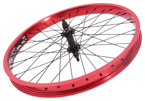Roue avant BMX KHE PRISM 20 pouces rouge