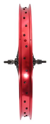 Roue avant BMX KHE PRISM 20 pouces rouge