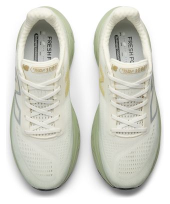 New Balance Fresh Foam X 1080 v14 Bianco/Verde Scarpe da Corsa Uomo