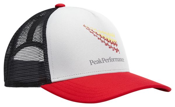 Peak Performance PP Trucker Cap - White/Red
