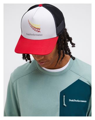 Peak Performance PP Trucker Cap - White/Red