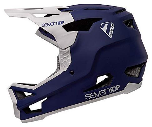 Seven Project.23 Full Face Helm Fiberglass / Dark Blue Matte / Grey Gloss