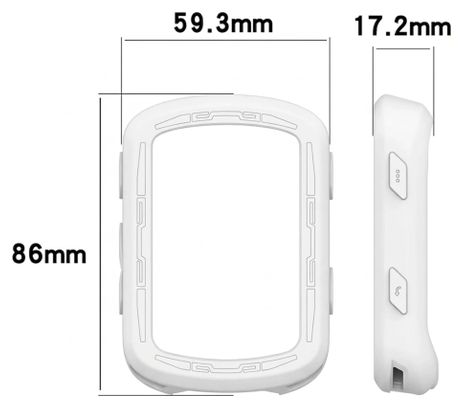 Pack protection Garmin Edge 540 / 840 – Housse silicone + 2 écrans de protection