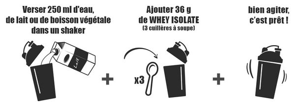 Overstims Whey Isolate Vanille Protein Drink 300g