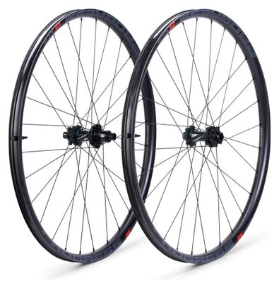 Paire De Roues Carbone VTT 29" Tubeless - Boost 110/148mm - Jeu De Roues Complet