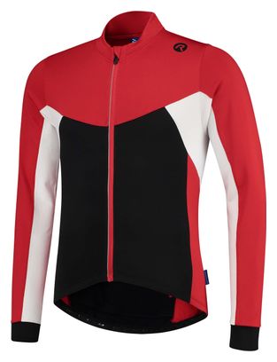 Maillot Manches Longues Velo Rogelli Recco 2.0 - Homme - Noir/Rouge/Blanc