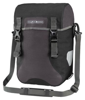ORTLIEB ヒップパック2防水 ブラック/グレー Ortlieb Sport-Packer Plus 30L Pair of Bike Bags Granite Grey Black