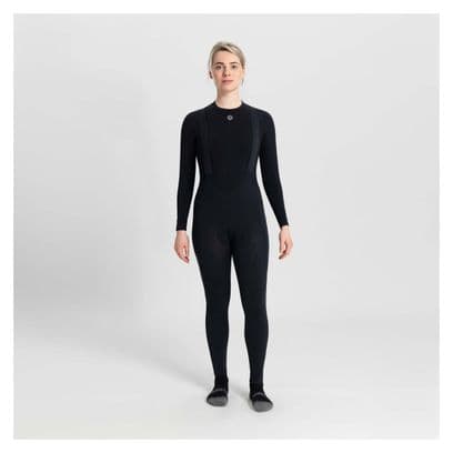 Radhose Long Velo Mit Bretelless Mit Haut Rogelli Essential - Damen - Schwarz