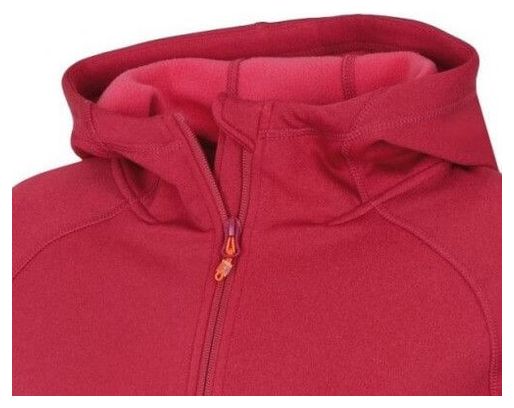 Sweat Husky Adera L avec capuche rétractable et fermeture éclair-rose foncé