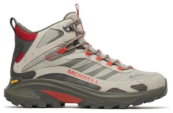 Merrell Moab Speed 2 Mid Gore-Tex wandelschoenen, grijs/rood, heren