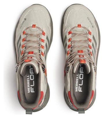 Merrell Moab Speed 2 Mid Gore-Tex wandelschoenen, grijs/rood, heren