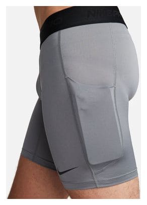 Men's Nike Pro Bib shorts Grey