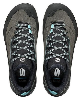 Zapatilla de Aproximación Scarpa Rapid XT Gore-Tex Mujer Gris/Azul