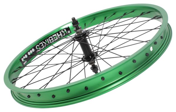Roue avant BMX KHE PRISM 20 pouces verte
