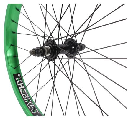 Roue avant BMX KHE PRISM 20 pouces verte