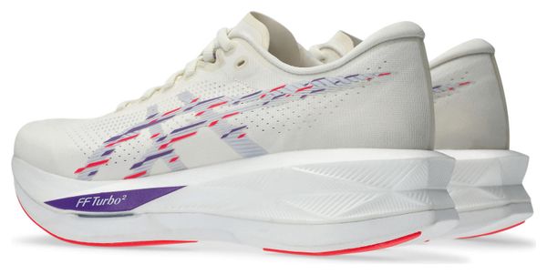 Asics Sonicblast Women's Running Shoes in White/Purple